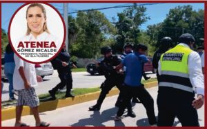 POLICIAS MUNICIPALES DE ISLA MUJERES  GOLPEADORES Y EXTORSIONADORES
